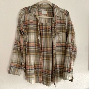 American Eagle Distressed Flannel
